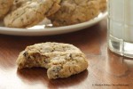Cherry Almond Chocolate Chip Cookies (with milk)