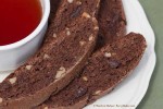 Chocolate Walnut Brownie Biscotti (close up)