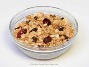 Peach and Cherry Oat Muffins